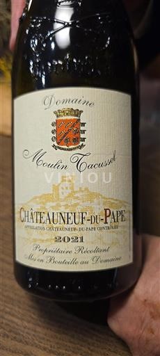 Rhônevallei Châteauneuf-du-Pape Domaine Moulin Tacussel 2021