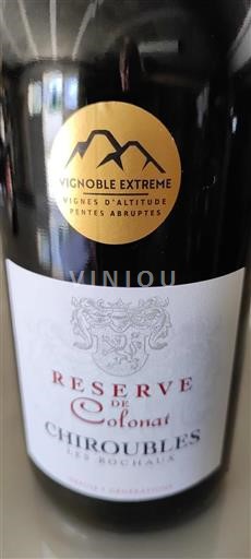 Vin Rouge sec Réserve de Colonnat Colonnat 2023 France Beaujolais Chiroubles