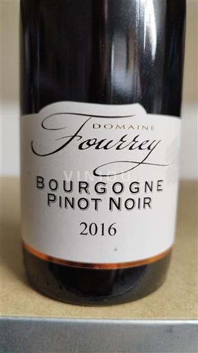 Borgoña Domaine Fourrey Pinot Noir 2016