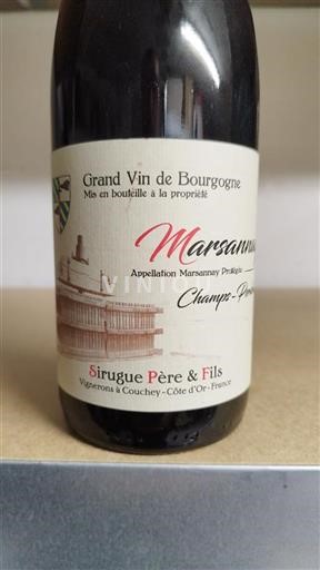 Bourgogne Marsannay Grand Cru Sirugue Père & Fils Champs-Perrier 2014