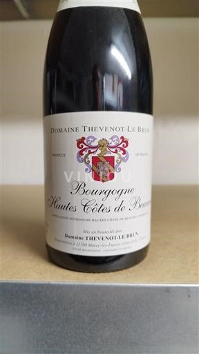 Bourgogne Hautes Côtes de Beaune Domaine Thevenotle Brun 2018