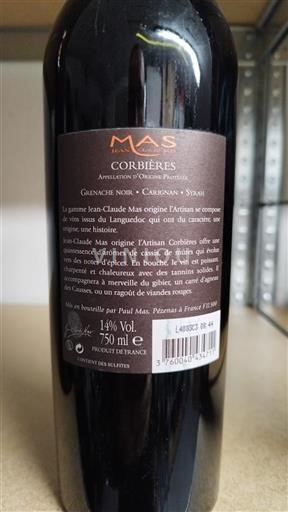 Languedoc Corbières Jeanclaude Mas 2017