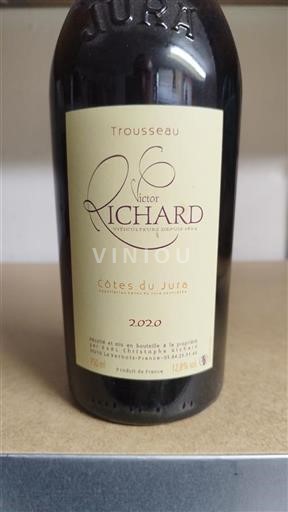Jura Côtes du Jura Victor Richard Trousseau 2020