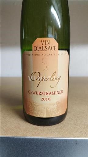Alsacia Gewurztraminer Osperling 2018