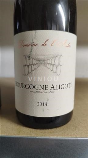 Bourgogne Bourgogne Aligoté Domaine L'aste 2014