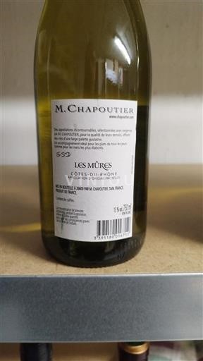Rhônevallei Côtes-du-rhône M. Chapoutier Les Mûres 2023