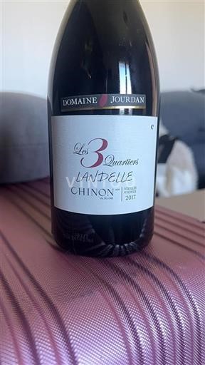 Loire-dalen Chinon Domaine Jourdan Les 3 Quartiers 2017