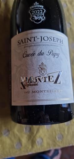 Valle del Rodano Saint-Joseph Montez Du Monteillet du Papy 2022