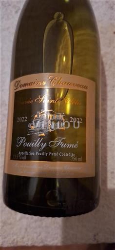 Vallée de la Loire Pouilly-fumé Domaine Chauveau Sainte Clélie 2022