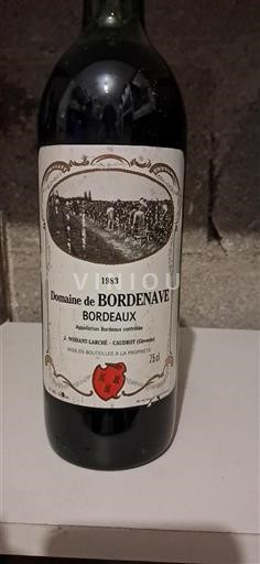 Bordeaux Château Bordenave 1983