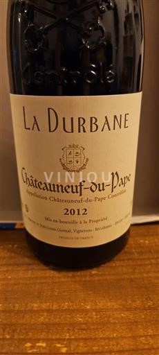 Údolí Rhôny Châteauneuf-du-Pape La Durbane 2012