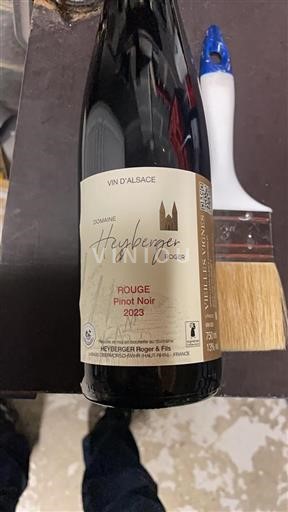 Vin Rouge sec Vieilles Vignes Domaine Heyberger 2023 France Alsace Pinot noir