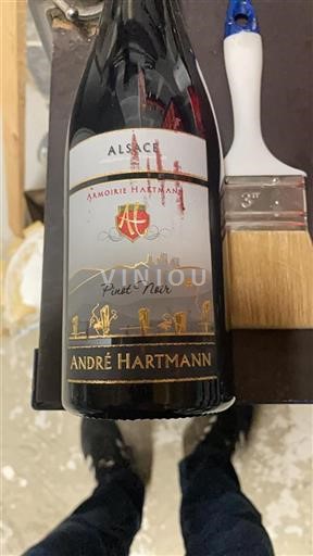Vin Rouge sec André Hartmann 2015 France Alsace Pinot noir
