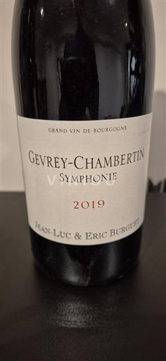 Bourgogne Gevrey-chambertin Jeanluc & Eric Burguet Symphonie 2019