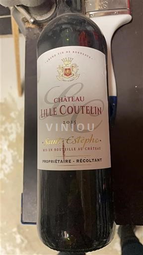 Bordeaux Saint-Estèphe Château Lille Coutelin 2015