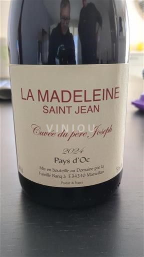 Languedoc-Roussillon Pays d'Oc La Madeleine Saint Jean du père Joseph 2024