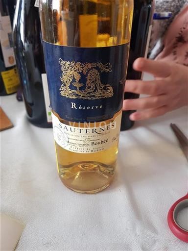 Bordeaux Sauternes Maison Johanes Boubée Réserve Non Millésimé