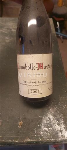 Borgogna Chambolle-Musigny Domaine G. Roumier 2003