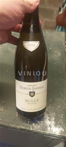 Bourgogne Rully Domaine Dureuiljanthial Maizières 2019