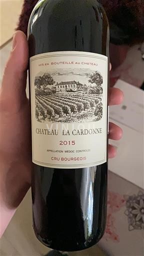 Bordeaux Médoc Cru Bourgeois Château La Cardonne 2015