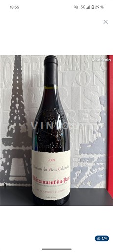 Rhône Valley Châteauneuf-du-Pape Domaine Vieux Calcernier 2009