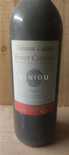 Languedoc Saint-Chinian Domaine Causse 2008
