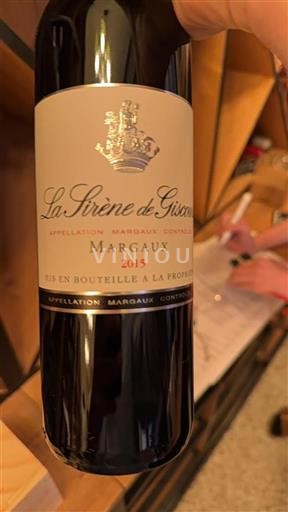 Bordeaux Margaux La Sirène De Giscours 2015