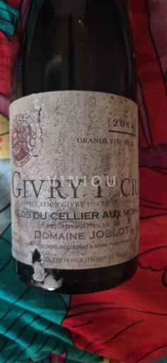 Bourgogne Premier Cru Domaine Joblot Clos du Cellier aux Moines 2004