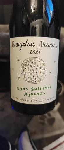 Beaujolais Sans Sulfites Ajoutés 2021