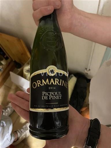 Langvedok Picpoul-de-Pinet Ormarine 2014