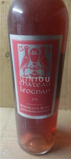 Bordeaux Bordeaux rosé Château Léognan 2011