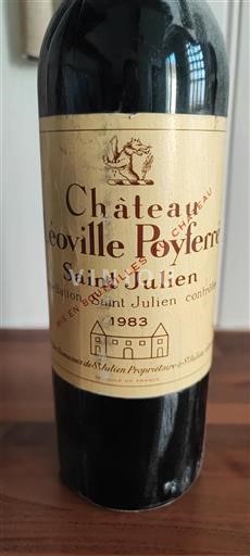Bordeaux Saint-Julien Grand Cru Château Leoville Poyferre 1983