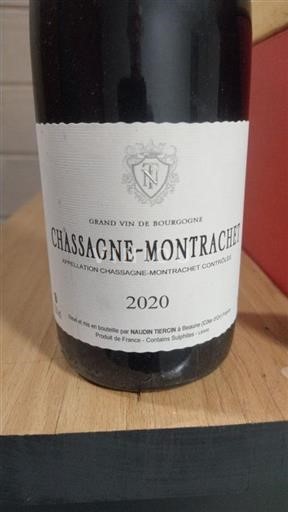 Borgogna Chassagne-Montrachet Domaine Naudin Tiercin 2020