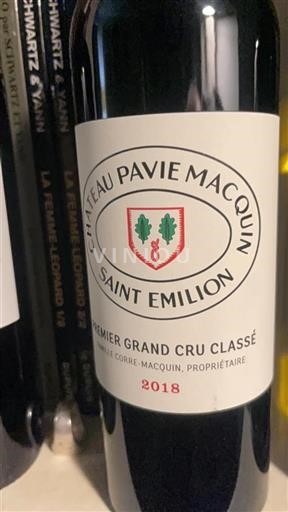 Bordeaux Saint-Émilion Premier Grand Cru Classé Château Pavie Macquin 2018