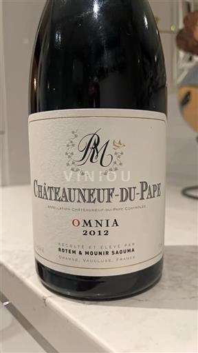 Údolí Rhôny Châteauneuf-du-Pape Rotem & Mounir Saouma Omnia 2012