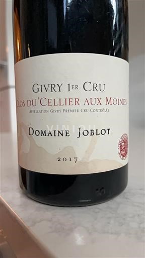 Bourgondië Givry Premier Cru Domaine Joblot Clos du Cellier aux Moines 2017