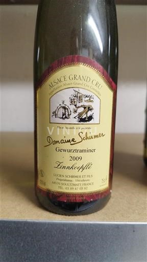 Alsazia Gewürztraminer Domaine Schirmer Zinnkoepflé 2009