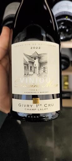 Burgundsko Givry Premier Cru Domaine Masse Champ Lalot 2022