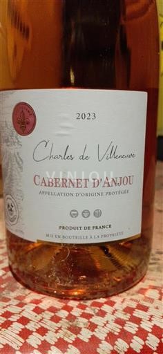 Vallée de la Loire Cabernet-d'anjou Charles De Villeneuve 2023