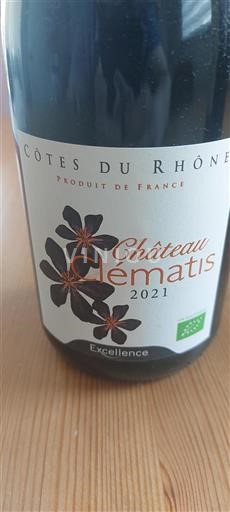 Rhônedalen Côtes du Rhône Château Clématis Excellence 2021