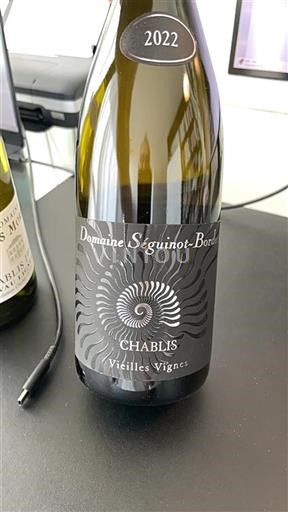 Bourgogne Chablis Domaine Séguinotbordet Vieilles Vignes 2022
