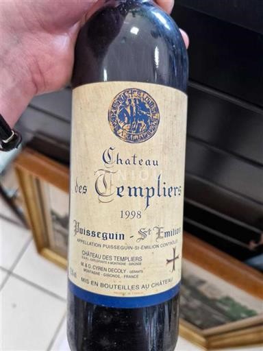 Bordeaux Puisseguin-saint-émilion Château Des Templiers 1998