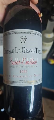 Bordeaux Saint-Émilion Château Le Grand Treuil 1991