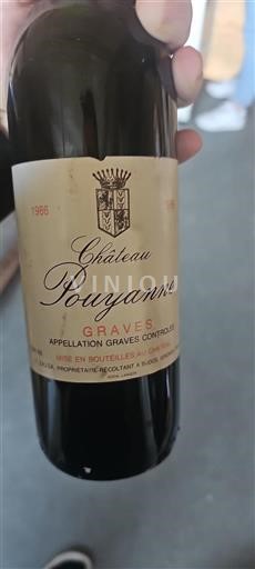 Bordeaux Graves Château Pouyanne 1986