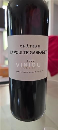 Vin Rouge sec Château La Voulte-Gasparets 2022 France Languedoc Corbières AOC