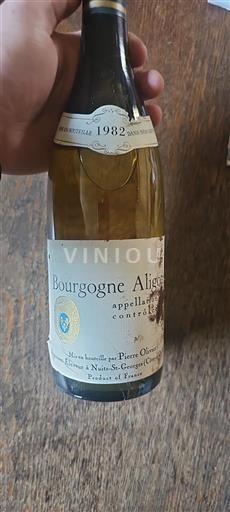 Burgundi Bourgogne Aligoté Pierre Olivier 1982