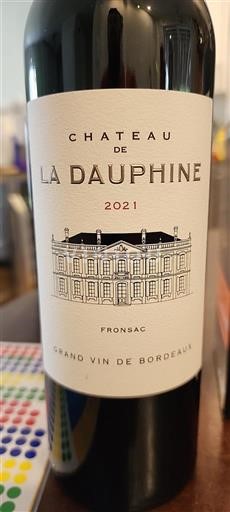 Burdeos Fronsac Château La Dauphine 2021
