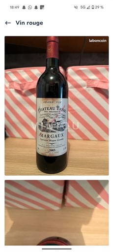 Bordeaux Margaux Cru Bourgeois Château Tayac 2003