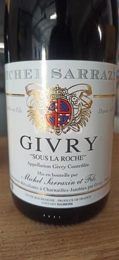 Bourgondië Givry Michel Sarrazin Et Fils Sous La Roche 2023