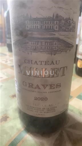 Bordeaux Graves Château Millet 2020